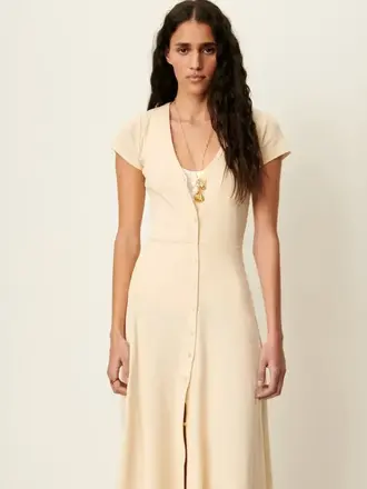 SESSÙN Nea dress fleur de sel