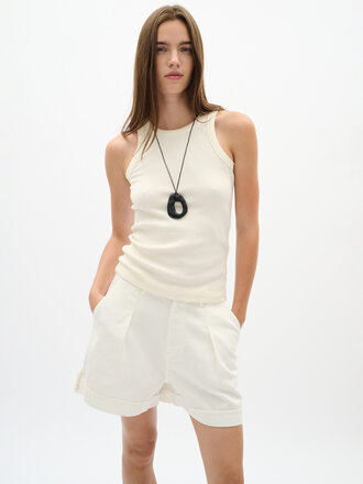 INWEAR Elly denim shorts Pure white