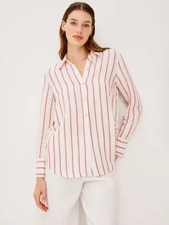 RAILS Knox shirt scarlet