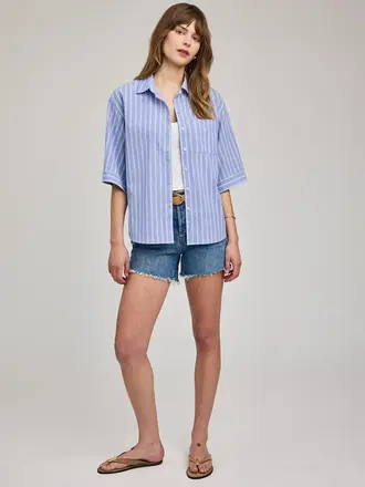 GENTLEFAWN Blaire shirt ocean stripe