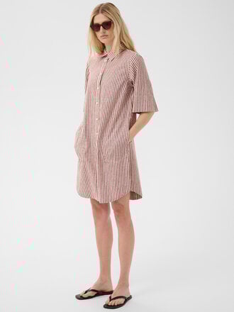 PART TWO Berrit dress burnt Russet