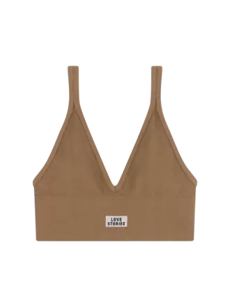LOVE STORIES Posey bralette bronze