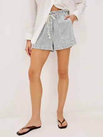 RAILS Foster short railroad stripe