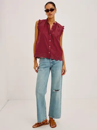 RAILS Avery blouse spice