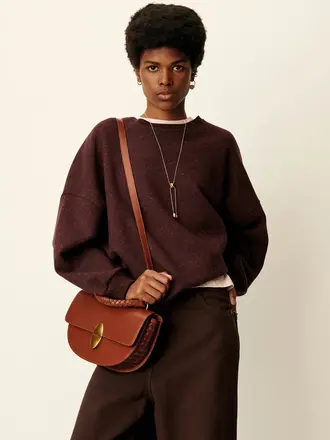 SESSÙN Chebbi sweatshirt ganache
