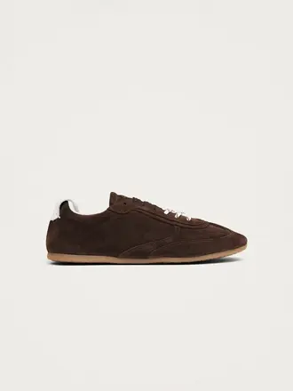ALOHAS Suede sneaker chocolate