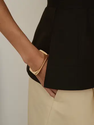 SOEUR Bracelet carré plat or
