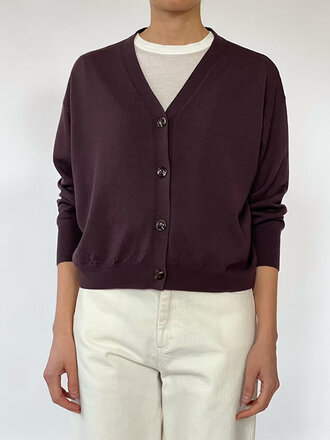 SOEUR Idem cardigan figue