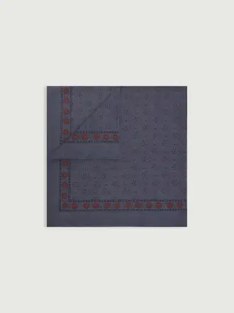 SOEUR Foulard classique navy figue