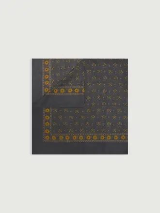SOEUR Foulard classique anthracite kaki