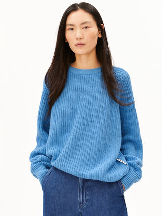 ARMED ANGELS Rib sweater skylight