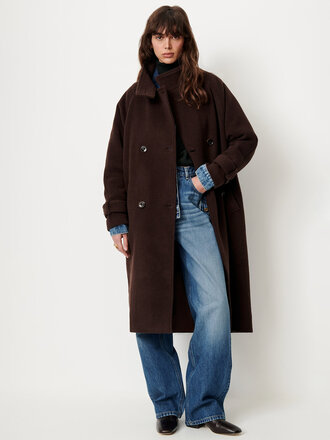SESSÙN Bleeckett coat coffea