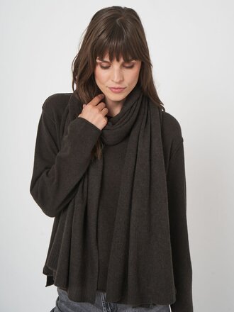 REPEAT 700506 scarf brown