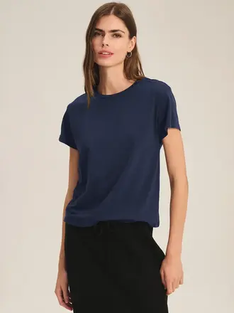 VELVET Tia t-shirt navy