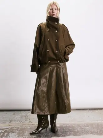 JIJI STUDIO Parker balloon trench