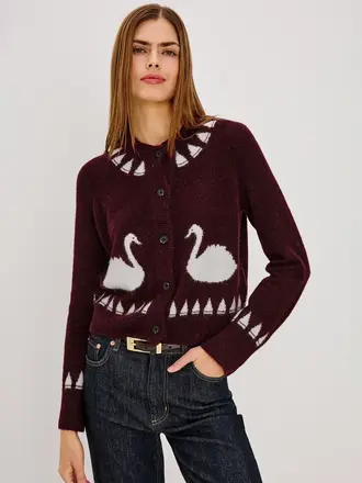 RAILS Millie cardigan swans
