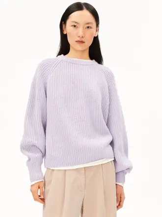 ARMED ANGELS Rib sweater lilac