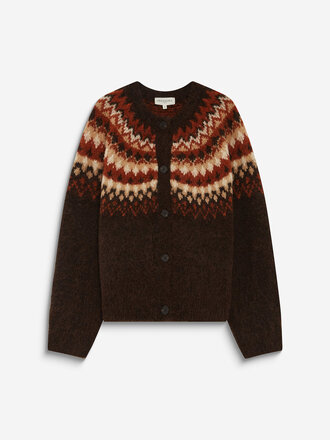 GRACE & MILA Alekio cardigan chocolat