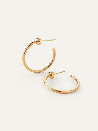 JENNYBIRD Mini icon hoops boucles d'oreilles gold