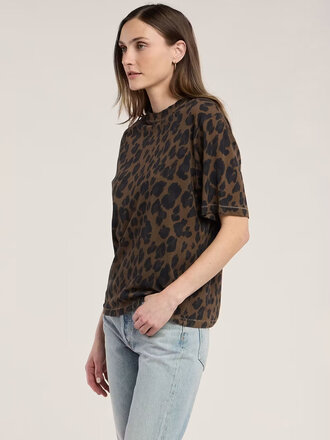 VELVET Jana leopard t-shirt
