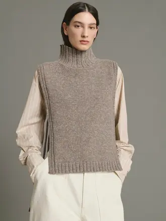 SOEUR Or pull vest