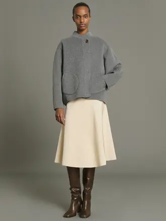 SOEUR Windsor coat gris clair