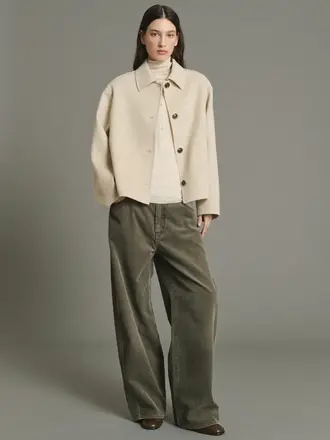 SOEUR Gyoda jacket ecru grey