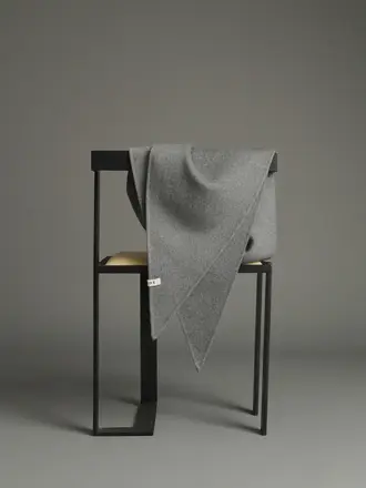 SOEUR Jamelia triangular scarf gris clair
