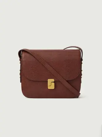 SOEUR Bellissima maxi sac cognac caviar