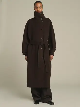 SOEUR James coat marron fonce