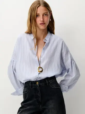 SESSÙN Botan shirt celeste
