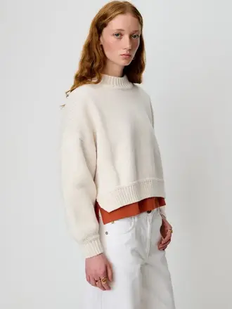 SESSÙN Spero sweater fleur de sel