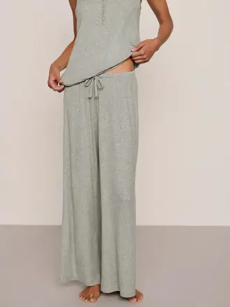 EBERJEY Dream rib wide leg pant