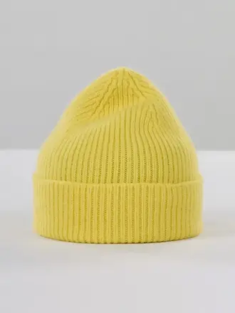 LE BONNET Beanie acid yellow
