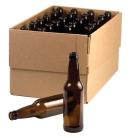 12 oz Clear Beer Bottle with Crown Finish (Clear Case of 24) - Philly  Homebrew Outlet