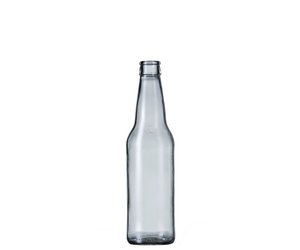 12 oz Clear Beer Bottle with Crown Finish (Clear Case of 24
