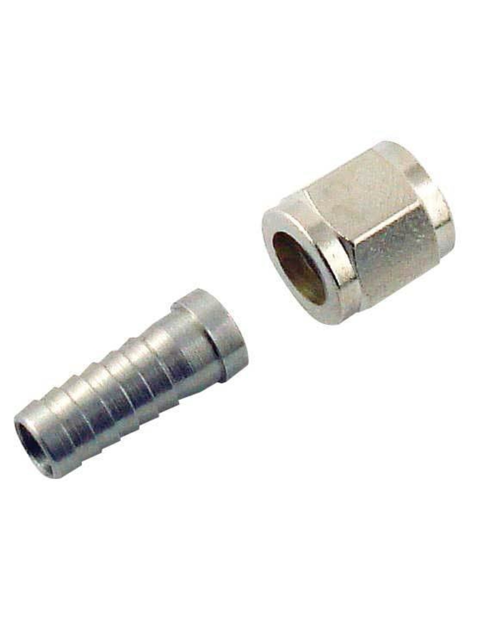 Gas Nut 5/16 Barb Stem And 1/4 Swivel Set Connector