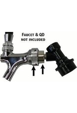 Beer Faucet Coupler To Disconnect Adapter Keg Tap Ball Lock