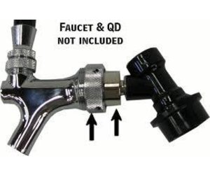 Beer Faucet Coupler To Disconnect Adapter Keg Tap Ball Lock