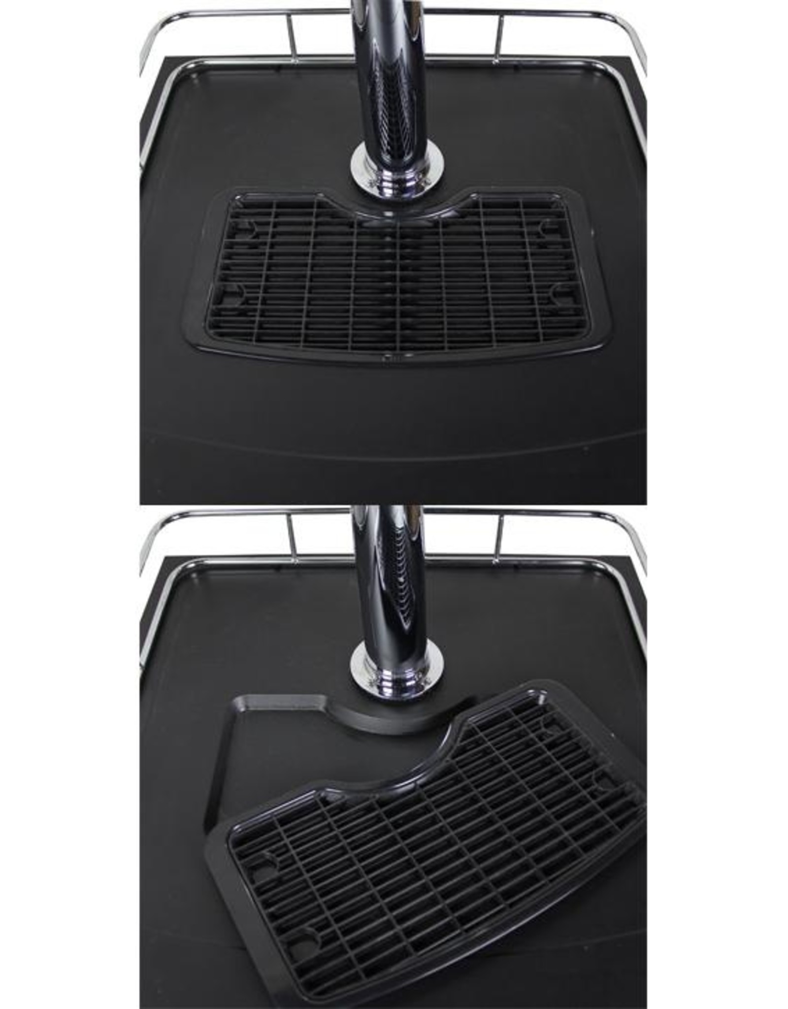 Kegco TCK-HDT-3B Triple Faucet Commercial Kegerator Hot Draft Tap Coffee Keg Dispenser - Black