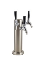 KOMOS Triple Stainless Draft Tower W/ Intertap Faucets
