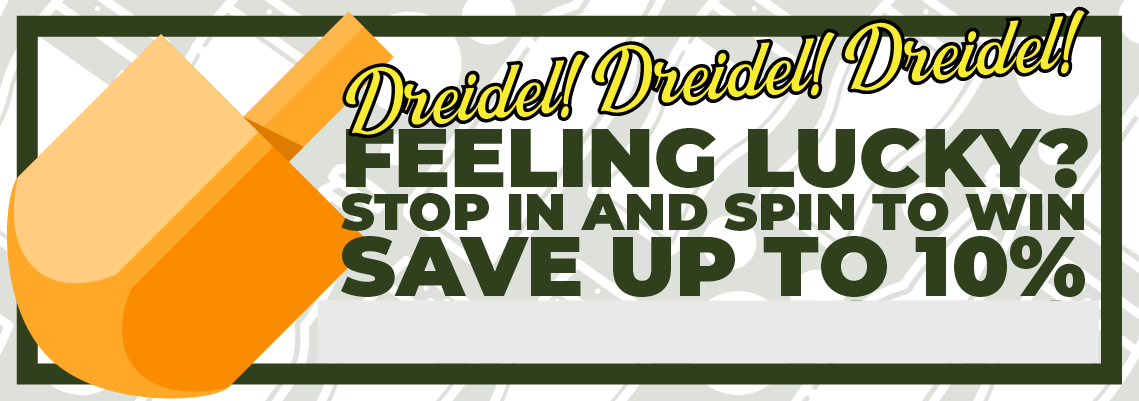 It's Time for the Dreidel Game (In-stores only!)
