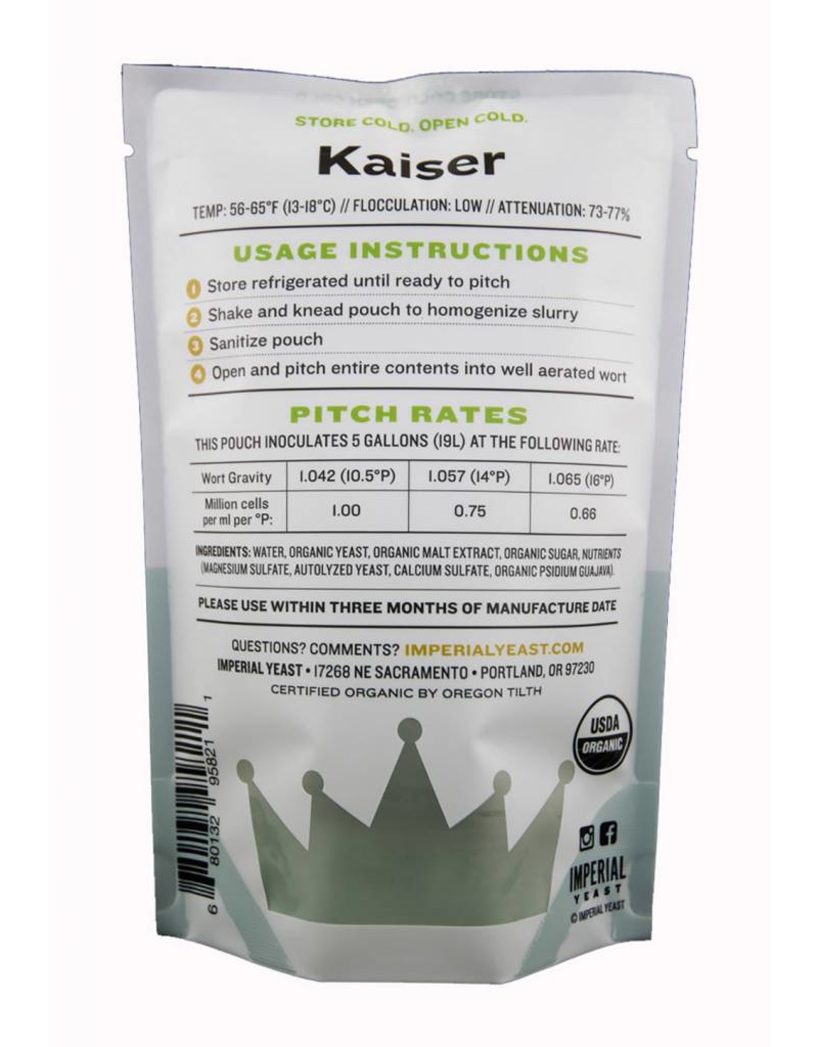 Imperial Yeast Imperial Yeast G02 - Kaiser