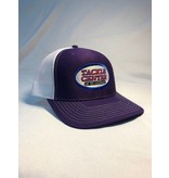 Tackle Center Hat Purple/White Mesh