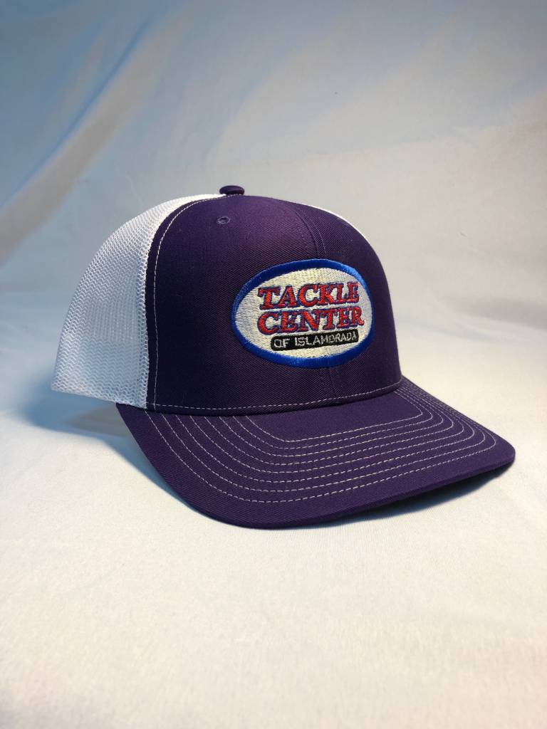 Tackle Center Hat Purple/White Mesh