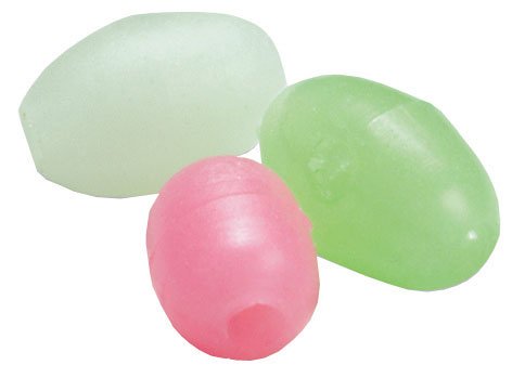 Owner 5197-308 Soft Glow Beads, Size 3, Green, 28-Pack