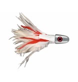 C & H Lures Trolling Feather 1/2 Red/White