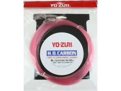 Yo-Zuri H.D. Carbon Disappearing Pink Fluorocarbon Leader – Tackle