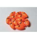R & R Tackle Kite Float Orange 12 pack