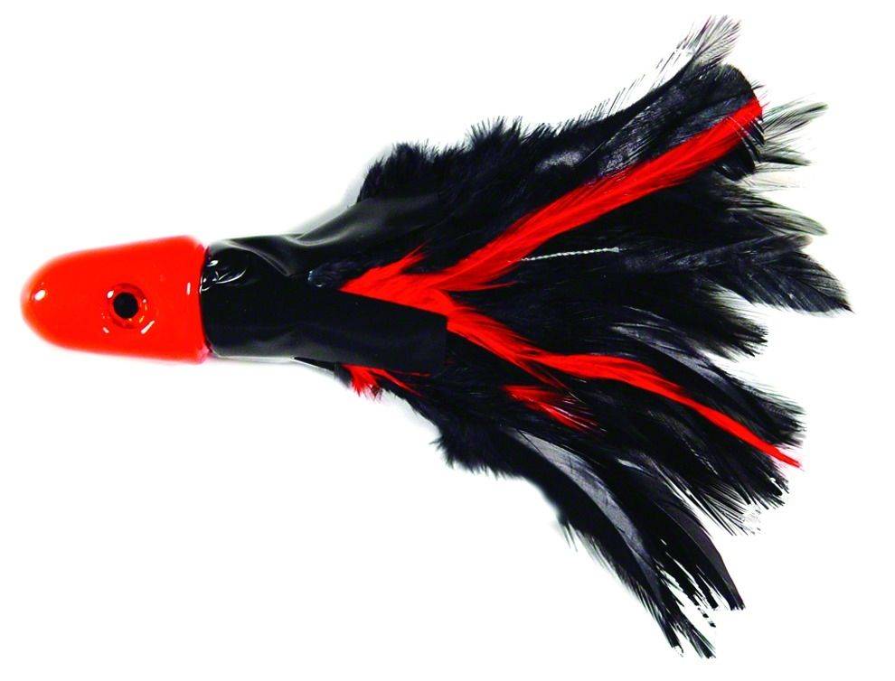 No Alibi Trolling Feather Black/Red